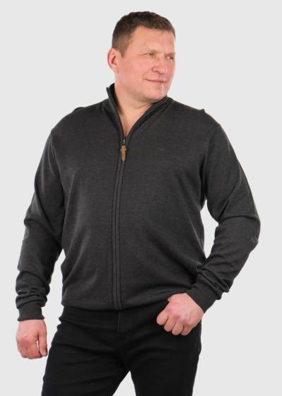 Adolfo Plus Size grey warm hoodie