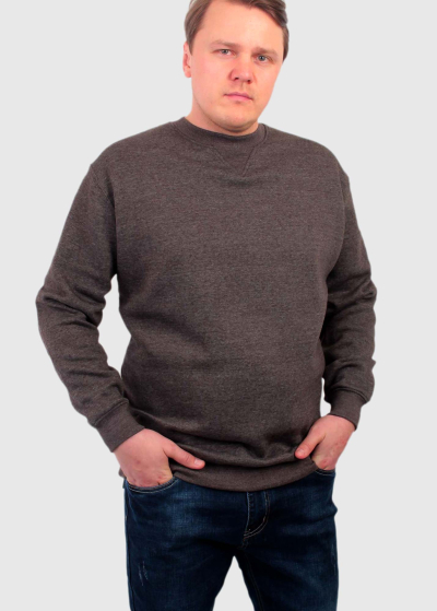 Calogero Lielo izmēru pelēks džemperis