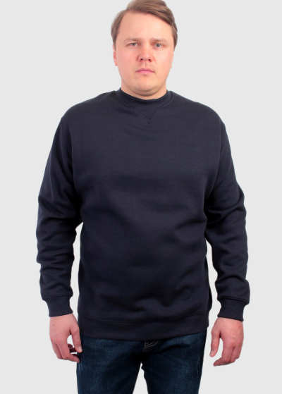 Calogero Plus Size warm navy sweatshirt