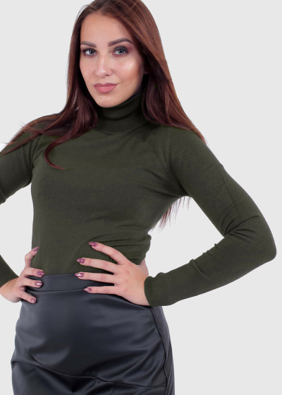 Perla женская водолазка хаки