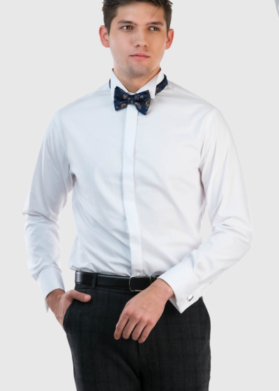 Adrione Slim Fit белая рубашка