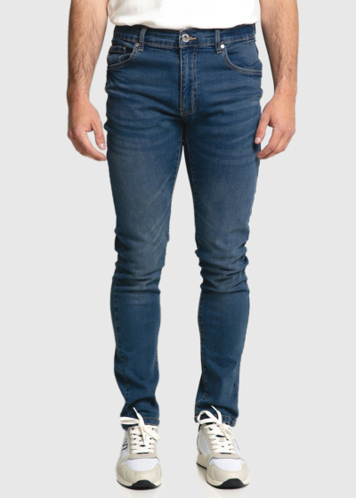 Eustorgio Slim Fit синие мужские джинсы