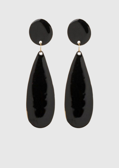 Jutta black women's earrings