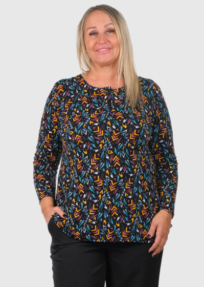 Samantha Plus Size blouse with print