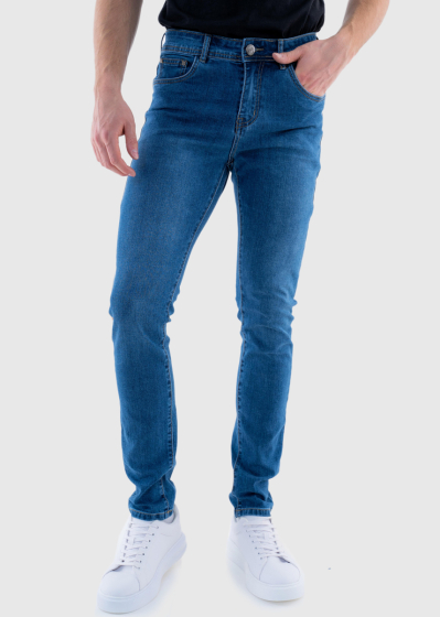 Slim Fit синие мужские джинсы