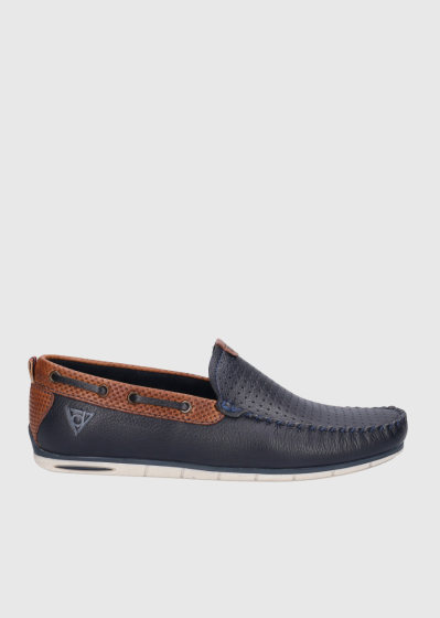 Bugatti  Dark blue men's moccasins