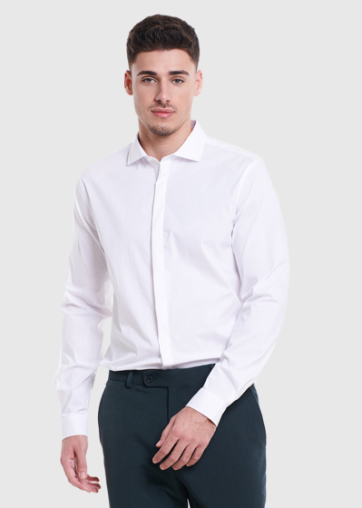 Nicolo Slim Fit белая рубашка