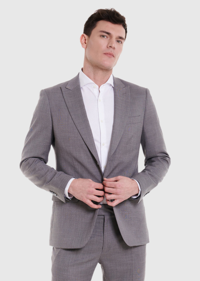 Oberto grey mens suit