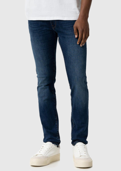 Slim Fit темно-синие мужские джинсы