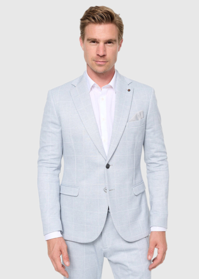 Quido light grey men's blazer